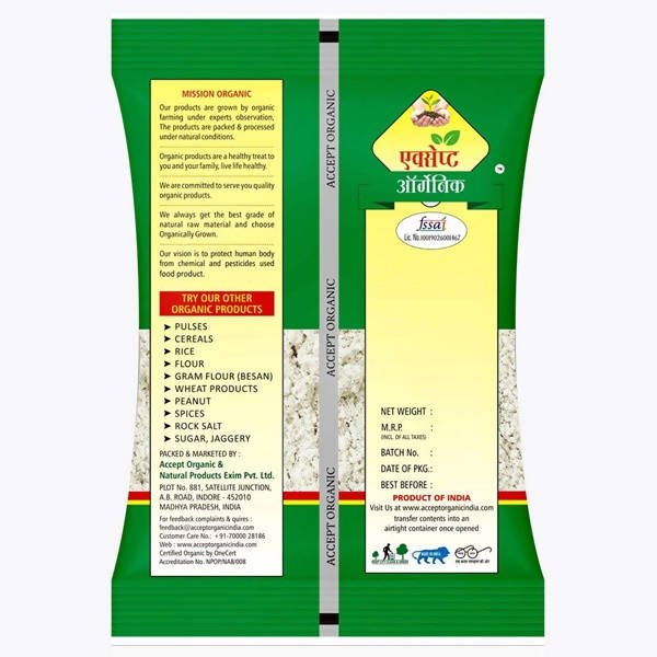 Accept Organic & Natural Products Bajra Flour | Grocsy