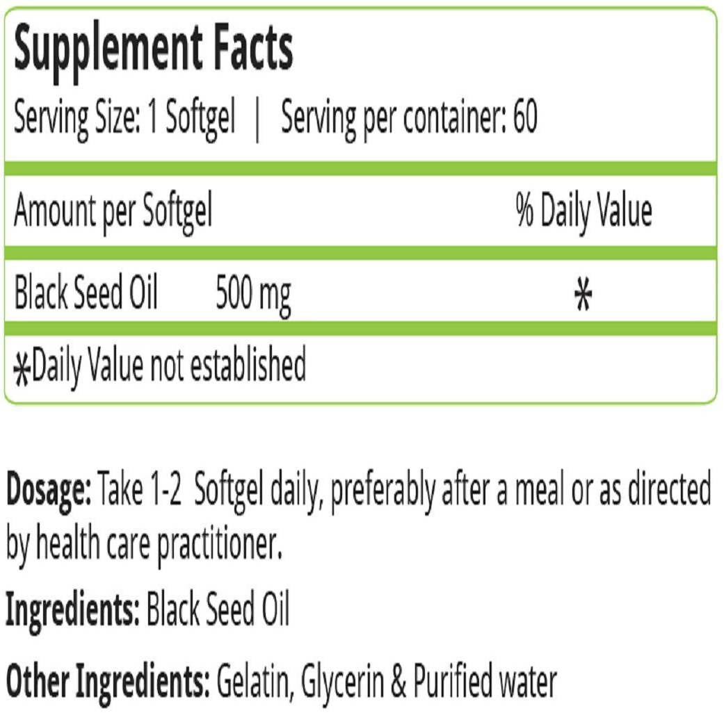 Nature's Velvet Blackseed Oil Softgels | Grocsy