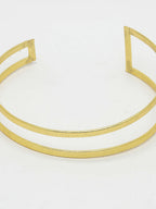 NVR Women Gold-Polished Western Cuff Bracelet | Grocsy