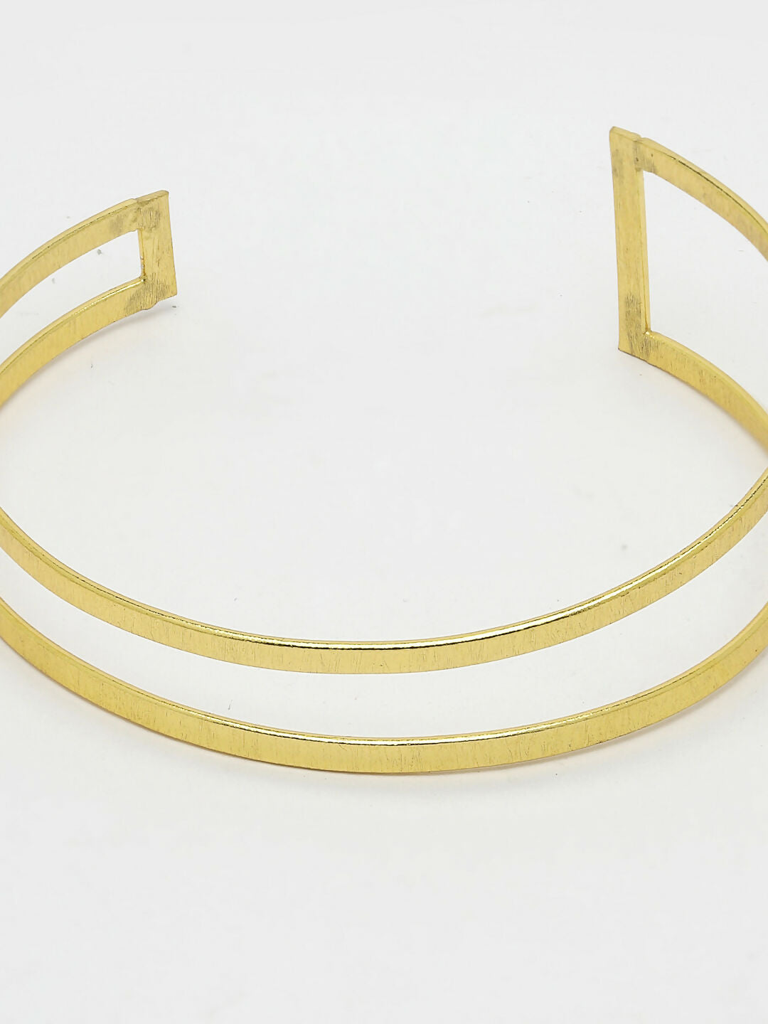 NVR Women Gold-Polished Western Cuff Bracelet | Grocsy