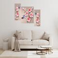 Tehzeeb Creations Set Of 3 Digital Wall Painting | Grocsy
