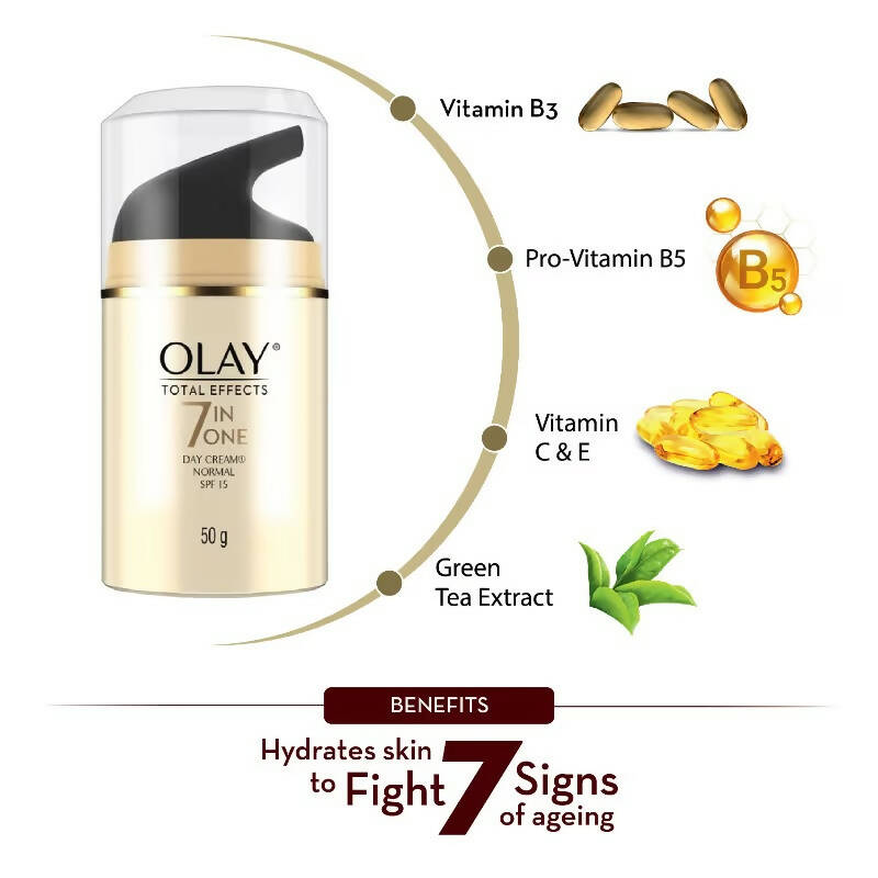 Olay Total Effects 7 In One Day Cream - SPF 15 Normal | Grocsy