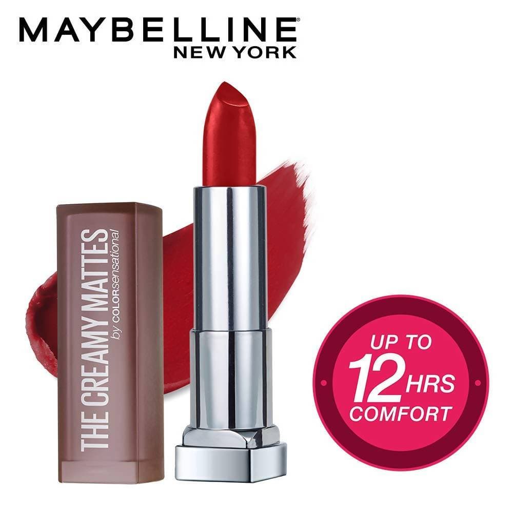 Maybelline New York Color Sensational Creamy Matte Lipstick / 643 Cosmopolitan Red | Grocsy