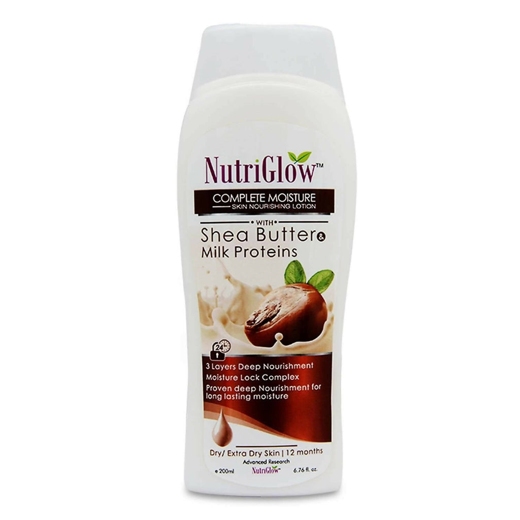NutriGlow Complete Moisture Skin Nourishing Lotion With Shea Butter & Milk Protein | Grocsy