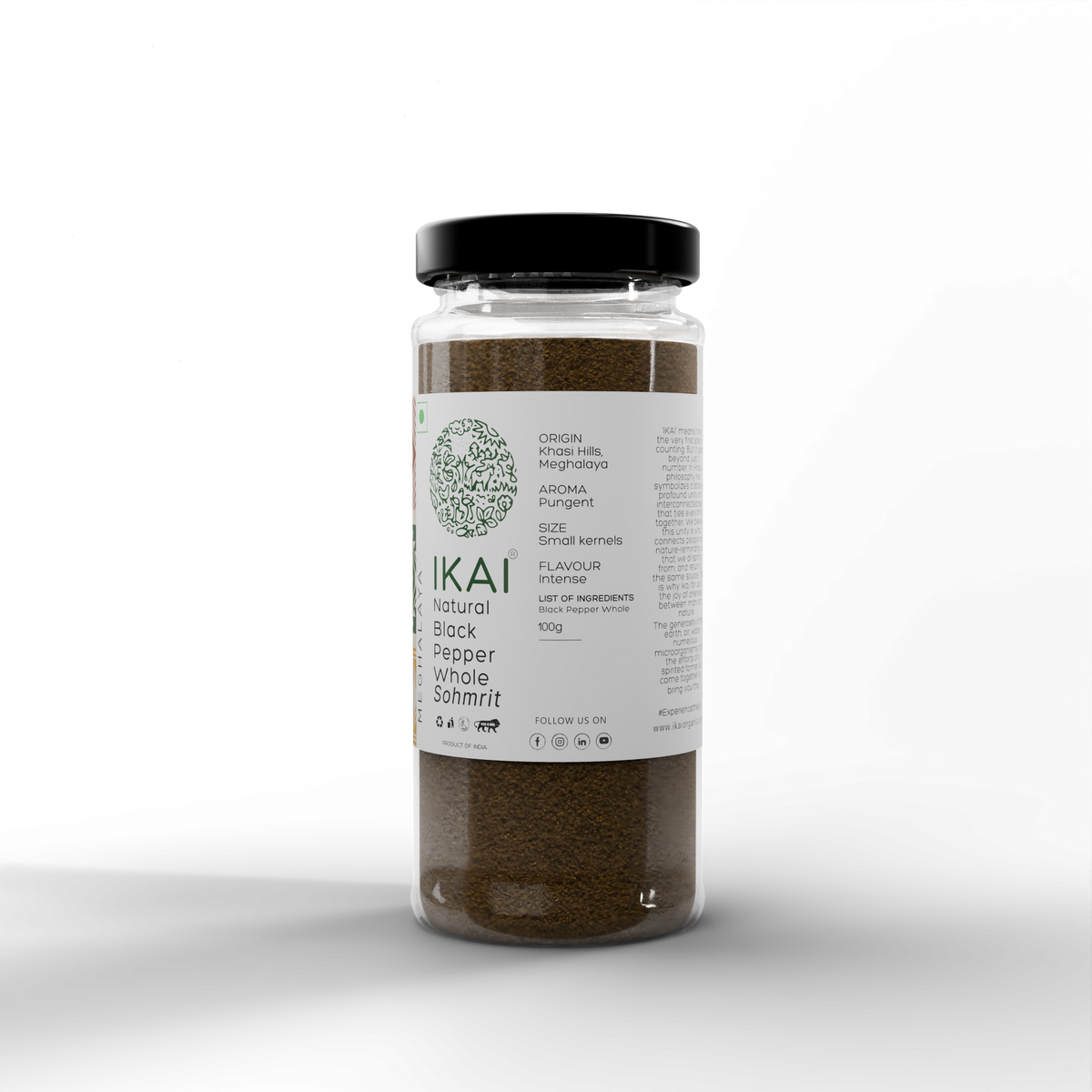IKAI Natural Black Pepper Powder | Grocsy