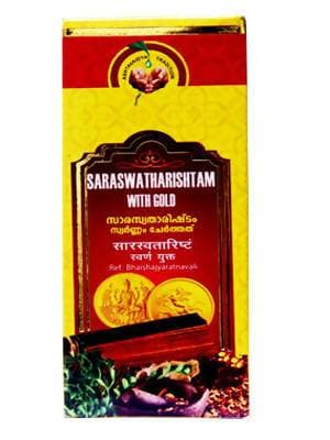 Vaidyaratnam Saraswatharishtam with gold | Grocsy