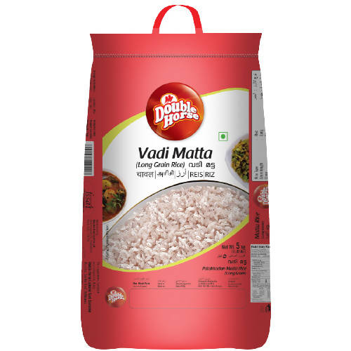 Double Horse Vadi Matta (Long Grain Rice) | Grocsy