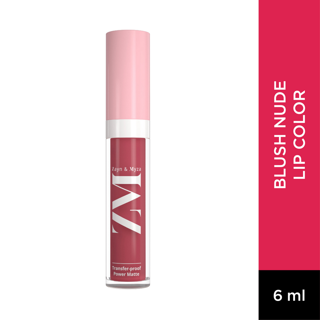Zayn & Myza Transfer Proof Power Matte Lip Color - Blush Nude | Grocsy