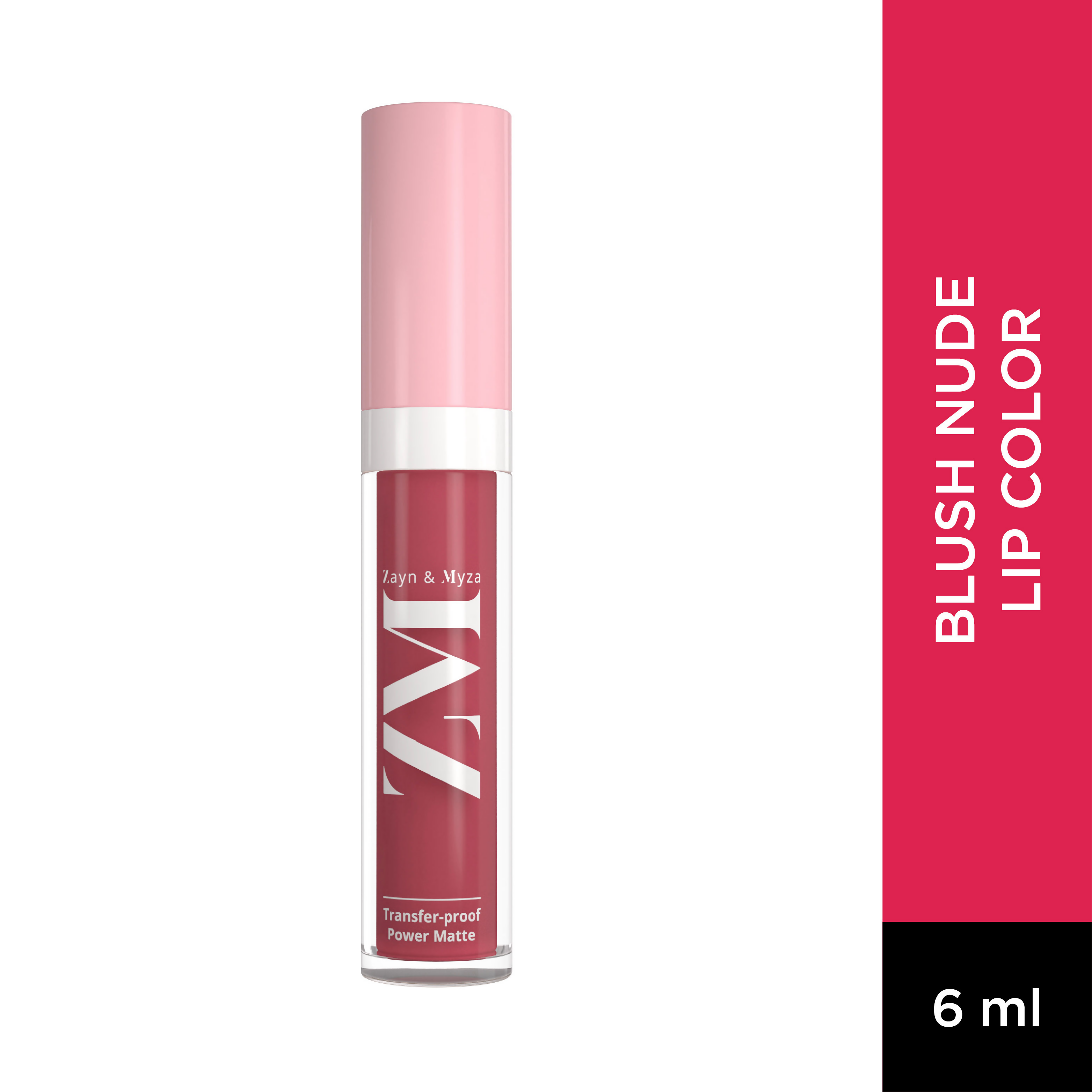 Zayn & Myza Transfer Proof Power Matte Lip Color - Blush Nude | Grocsy