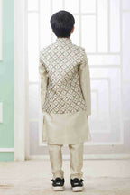 Raivat Ethnic Art Silk Embroidery Work 3 Pics Jacket Set In Pista Green Colour | Grocsy