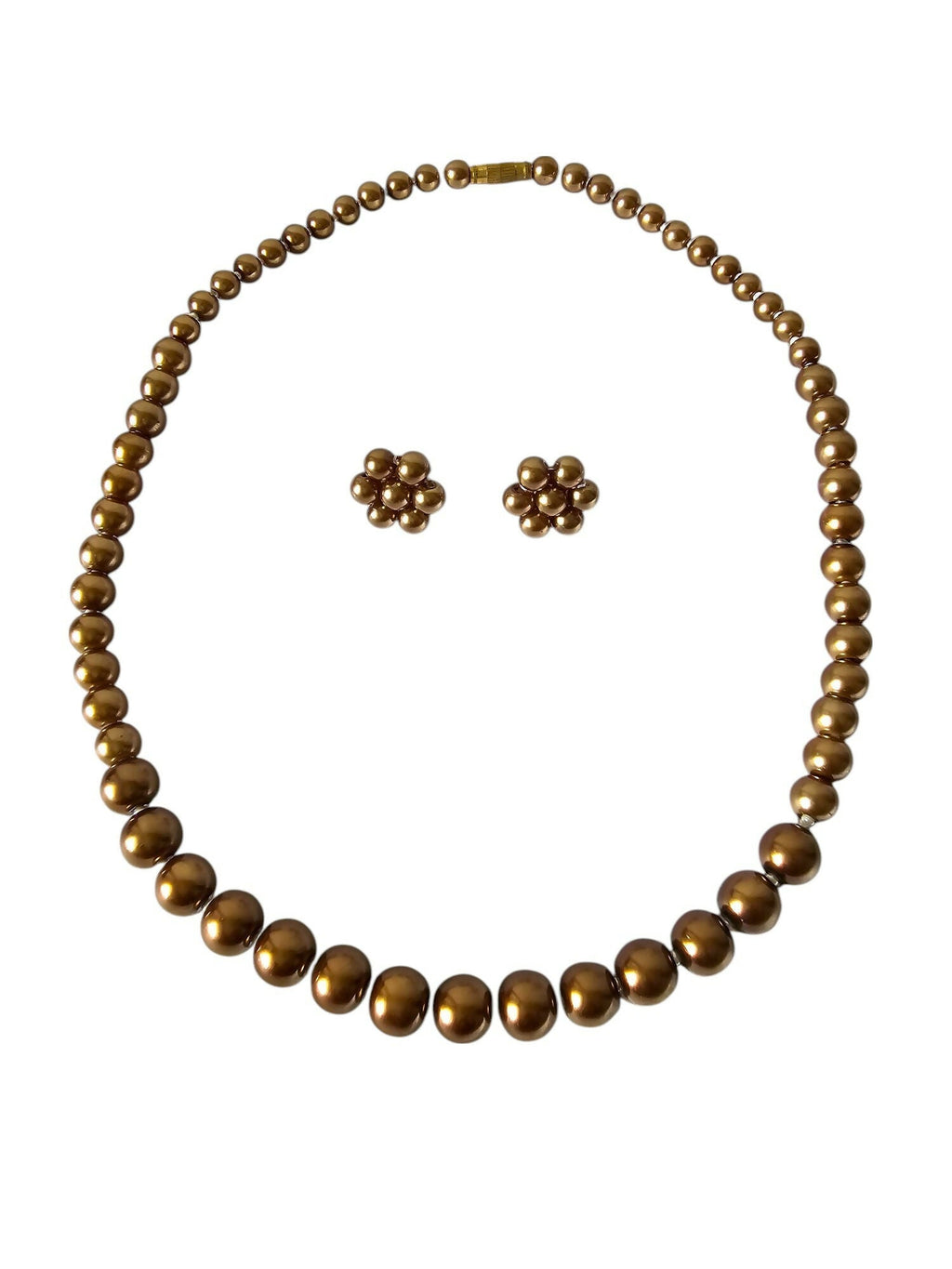 Inhanns Spectrum Everyday Pearl Sets - Single Strand - Light Chocolate | Grocsy