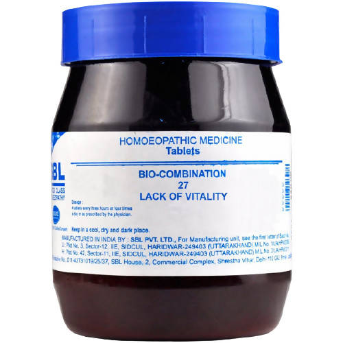 SBL Homeopathy Bio-Combination 27 Tablets | Grocsy