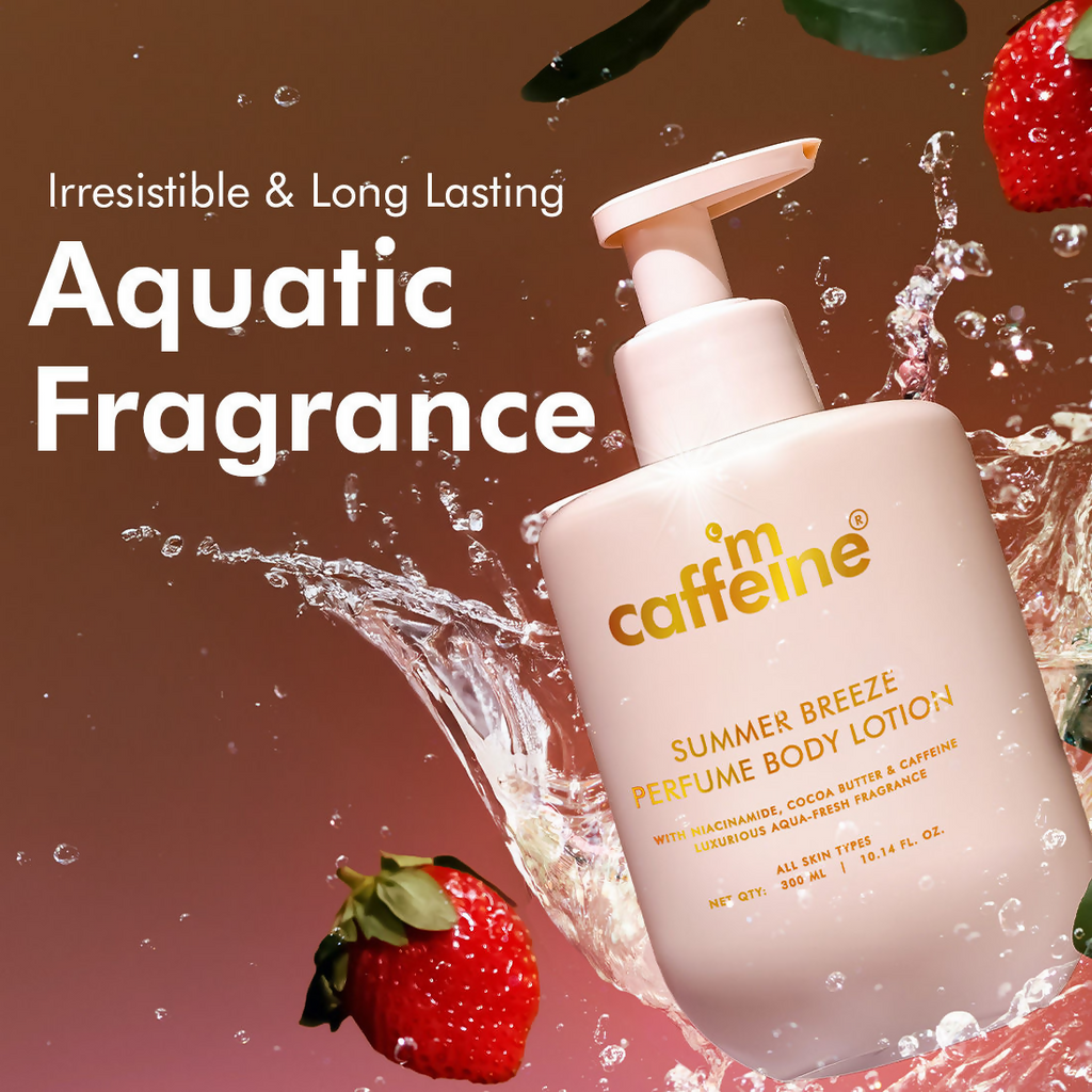 mCaffeine Summer Breeze Perfume Body Lotion | Grocsy