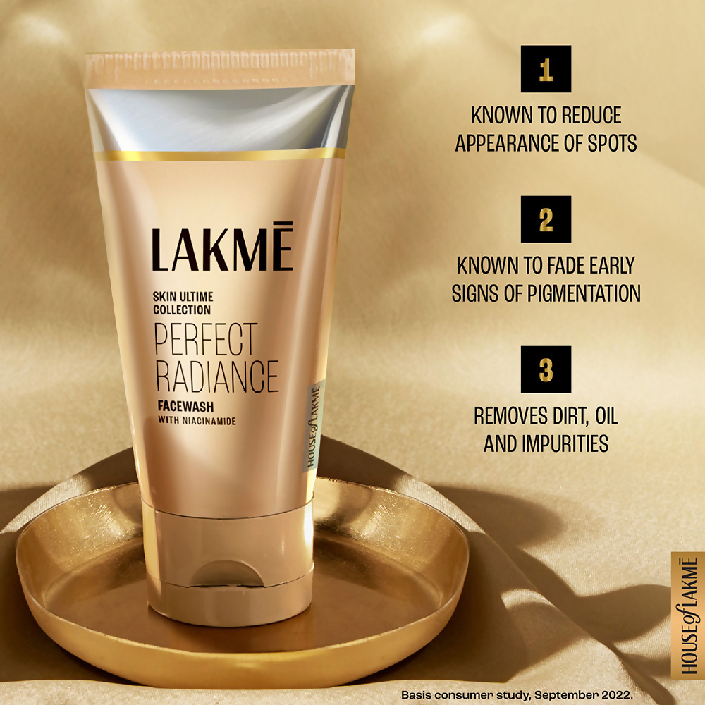 Lakme Perfect Radiance Brightening Face Wash | Grocsy