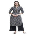 Lagi Women's Black Rayon Straight Printed Kurta & Palazzo (MRP102) | Grocsy