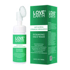Love Earth Anti Acne & Chemical Exfoliation Foaming Face Wash | Grocsy
