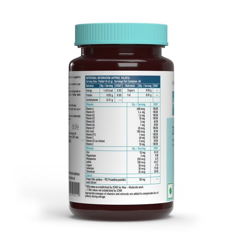 HK Vitals Zinc Complex Tablets | Grocsy