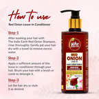 The Indie Earth Red Onion Leave-in Hair Conditioner | Grocsy