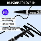 Blue Heaven Intense Kajal + Liner Duo Jet Black | Grocsy