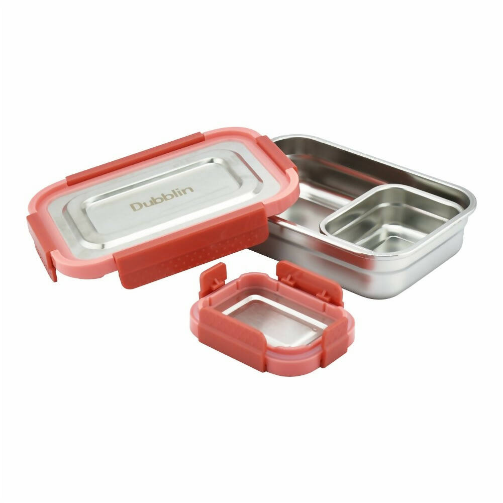 Dubblin Dineout Junior Stainless Steel Lunch Box | Grocsy