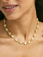 Nuyug 22K Gold-Plated Kundan & Pearl Studded Matha Patti Head Jewellery | Grocsy
