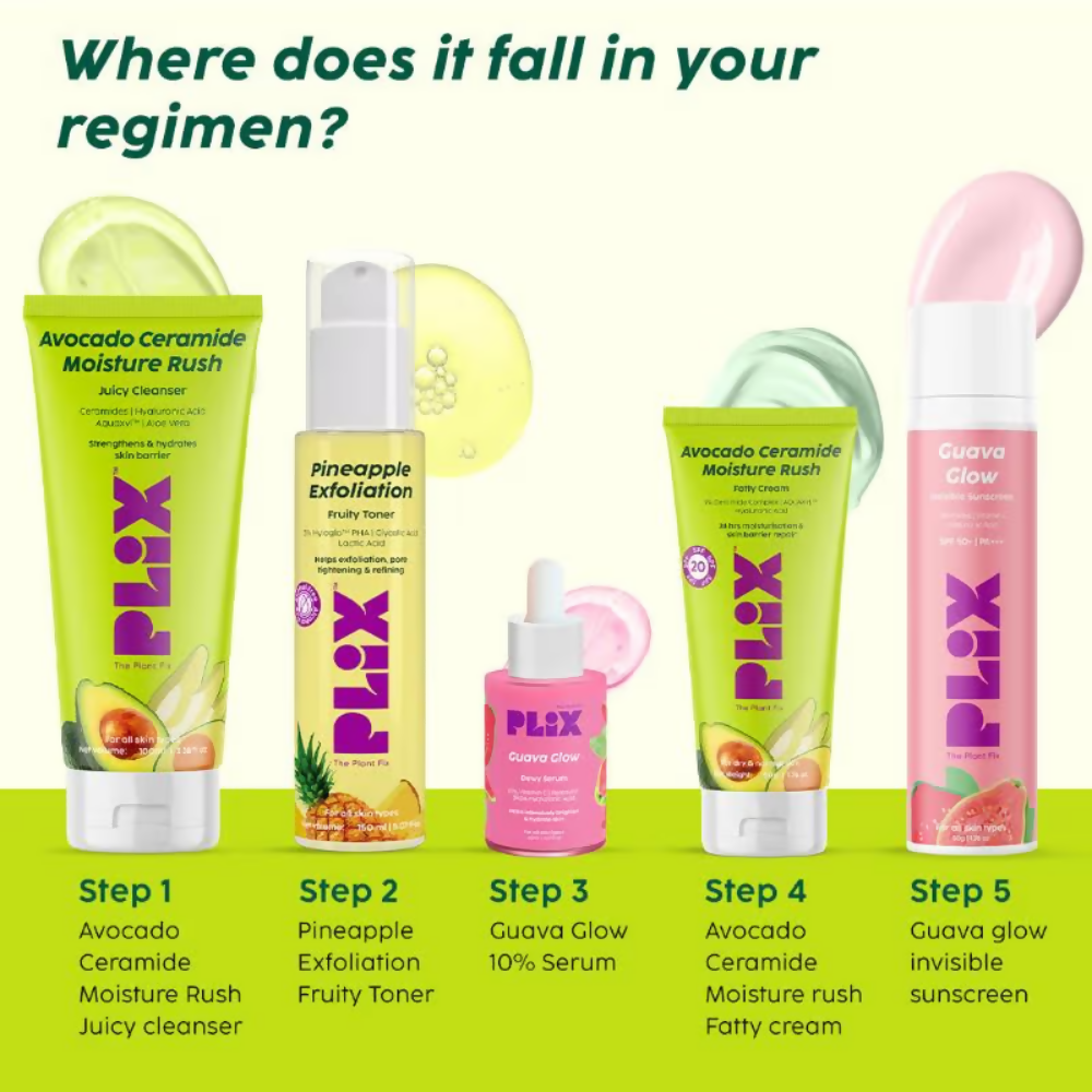 PLIX The Plant Fix Avocado Ceramide Moisture Rush Juicy Cleanser | Grocsy