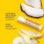 Burt's Bees Natural Moisturizing Lip Balms (Original Beeswax, Strawberry, Coconut & Pear, Vanilla Bean) | Grocsy