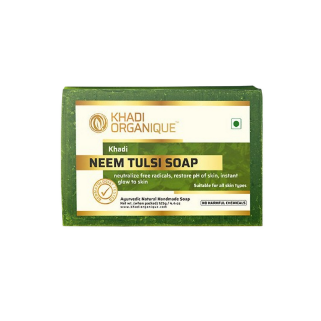 Khadi Organique Neem Tulsi Soap | Grocsy