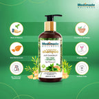 Medimade Wellness Flakes Free Anti Dandruff Shampoo with Tea Tree and Ginger Oil | Grocsy