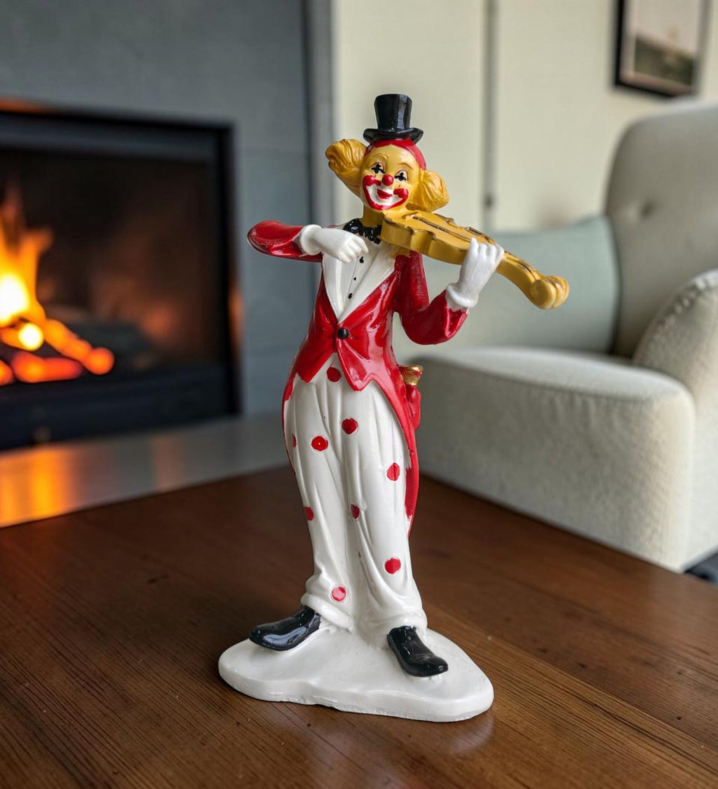 Sun Mun Decors Violin Clown Decorative Figurine | Grocsy