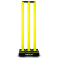 Boldfit Cricket Stumps with Stand & Bails - Fluorescent Green
