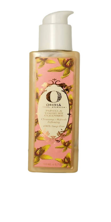 Ohria Ayurveda Papaya & Yoghurt Facial Cleanser | Grocsy