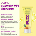 PLIX The Plant Pineapple De-Pigmentation Regime with Juicy Facewash & Serum | Grocsy