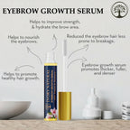 Ivory Natural Eyebrow Growth Serum - Lush Eyebrows For Both Men & Women | Grocsy