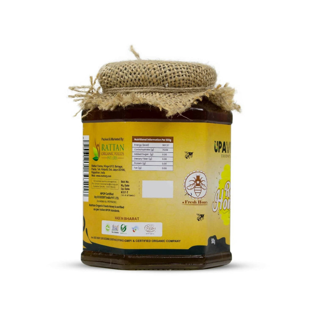 Upaveda Certified Organic Raw Honey | Grocsy