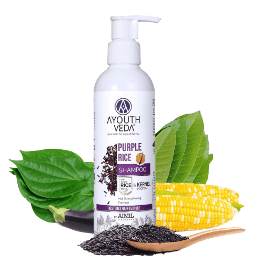 Ayouthveda Purple Rice Shampoo | Grocsy