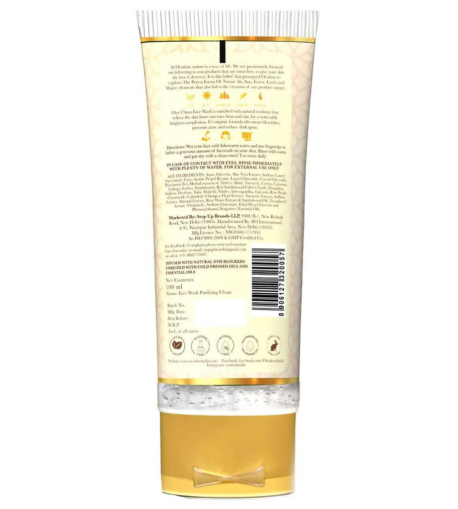 Ovation Ubtan Purifying Face Wash | Grocsy