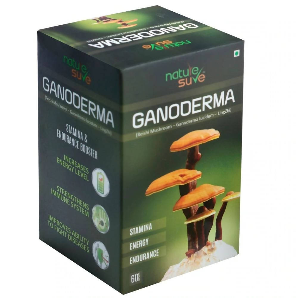 Nature Sure Ganoderma Ling Zhi Reishi Mushroom Capsules | Grocsy