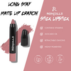 Ronzille Long Stay Matte Lip Crayon - Raspberry Rose | Grocsy