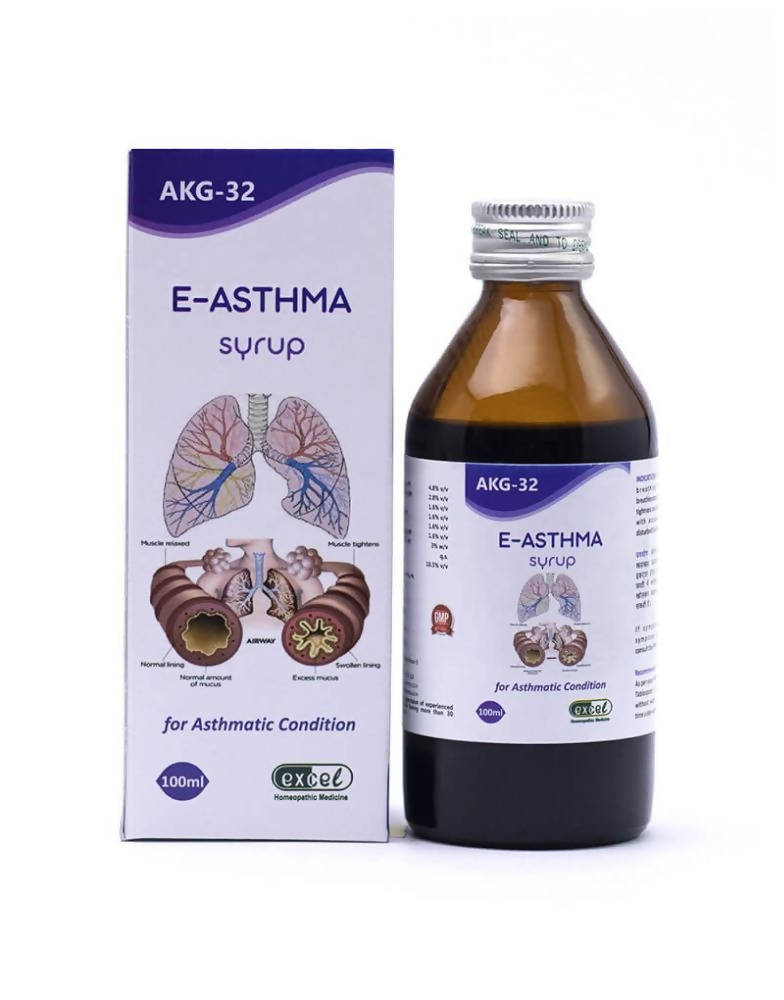 Excel Pharma E-Asthma Syrup | Grocsy