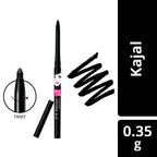 Elle 18 Eye Drama Kajal-Bold Black | Grocsy