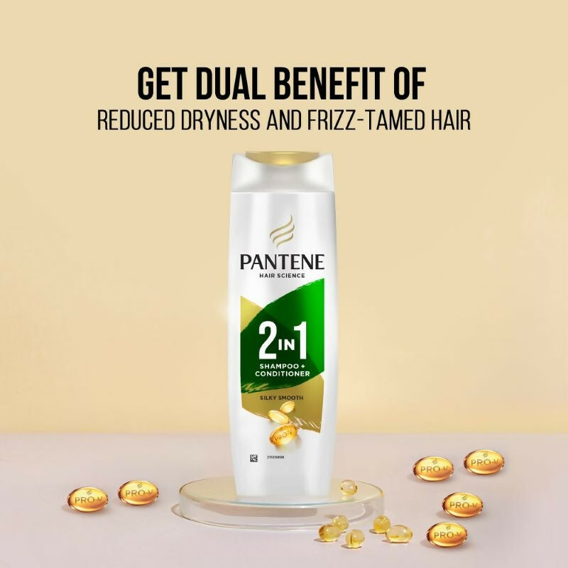 Pantene 2 In 1 Silky Smooth Care Shampoo + Conditioner | Grocsy
