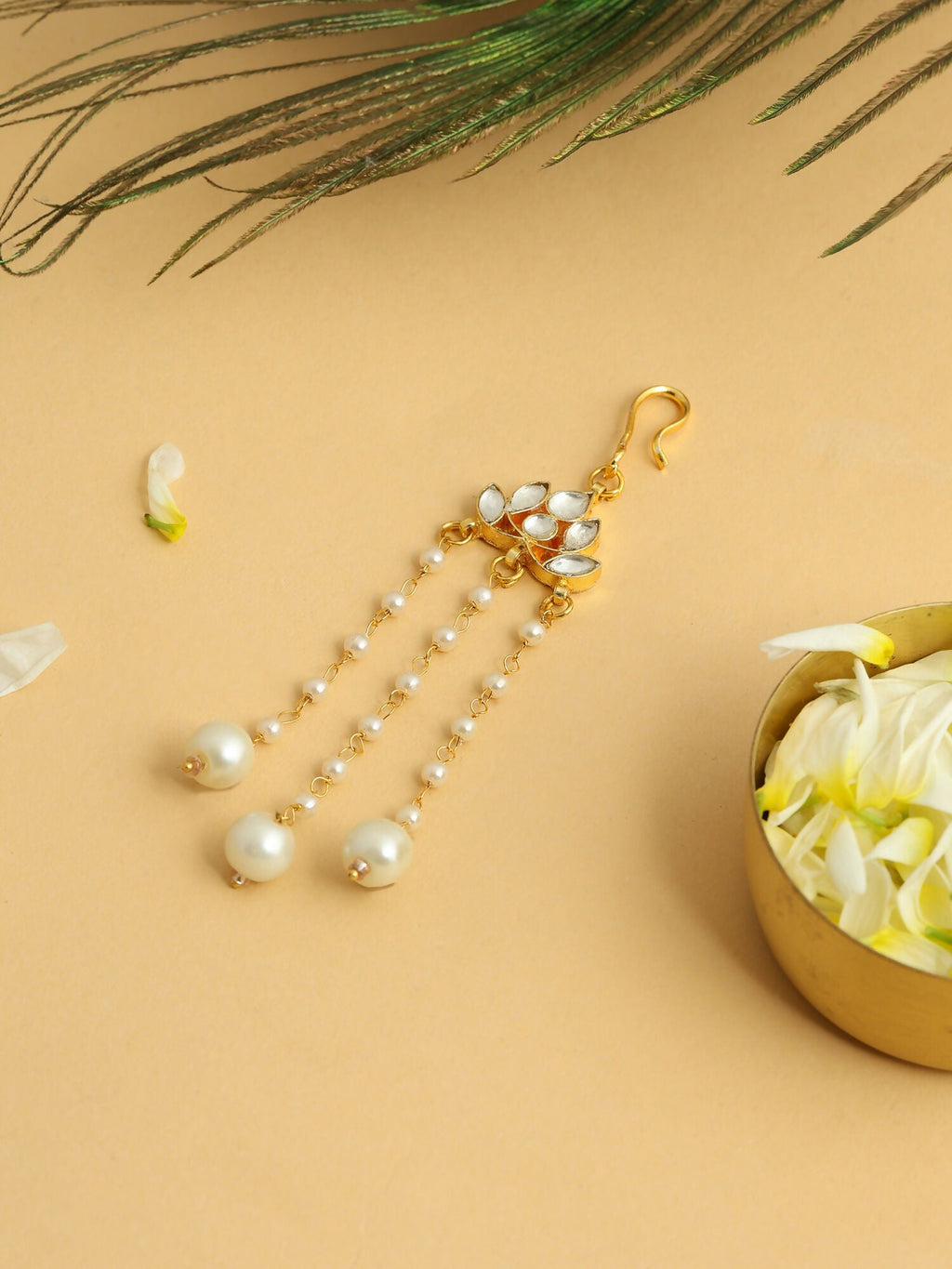 Ruby Raang Lotus Hair Brooch | Grocsy