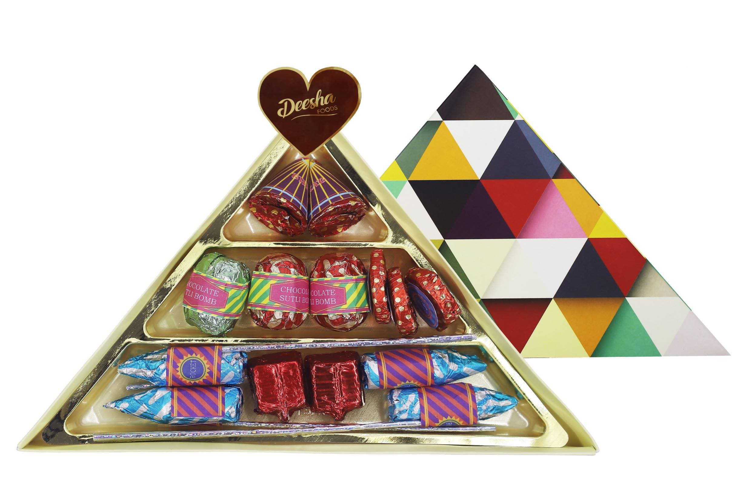 Deesha Foods Pyramid Crackers Chocolates | Grocsy