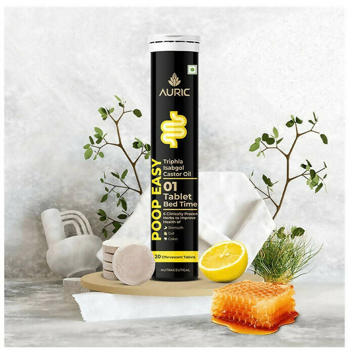 Auric Poop Easy Effervescent Tablets | Grocsy
