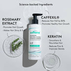mCaffeine Advanced Hair Fall Control Caffexil Shampoo with Rosemary | Grocsy