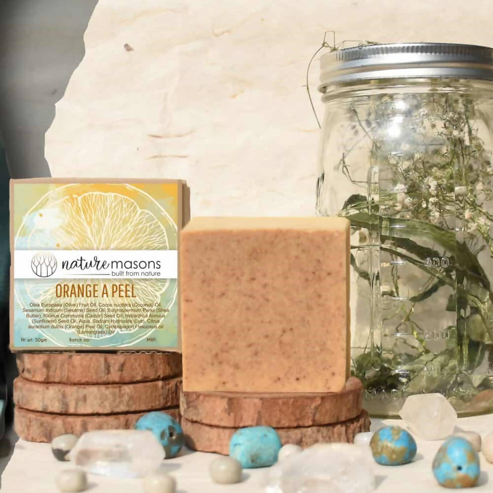 Nature Masons Orange A Peel Soap | Grocsy