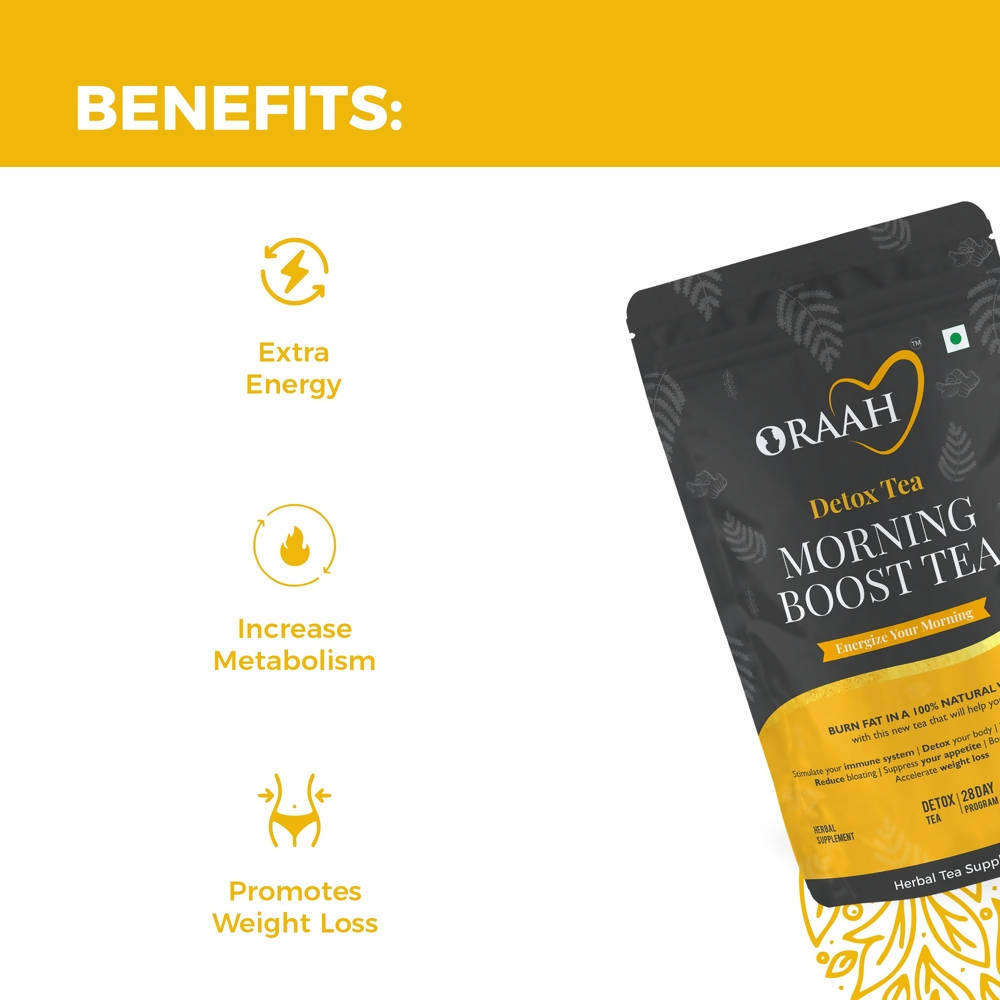 Oraah Detox Tea Morning Boost Tea | Grocsy