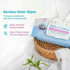 BabyChakra 99% Bamboo Water Soft Wipes | Grocsy