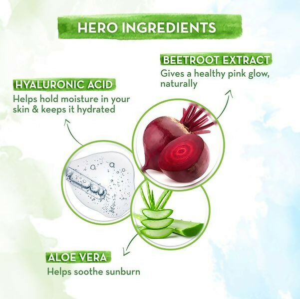 Mamaearth Beetroot Hydraful Sunscreen SPF 50 & PA++++ | Grocsy